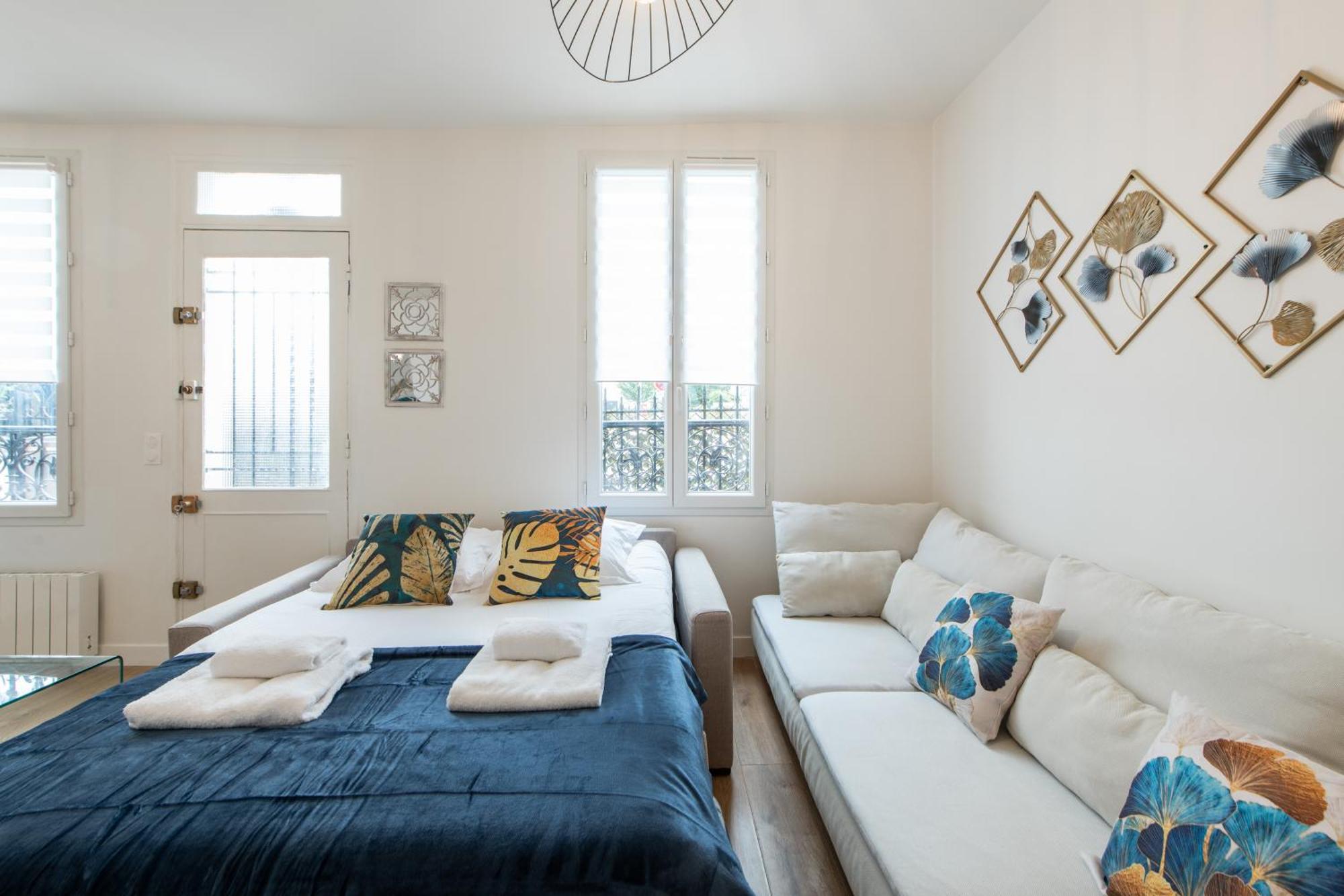 Apartment Spacious And Bright 2-bedroom Large Very Close To Paris - Near Metro Boulogne-Billancourt